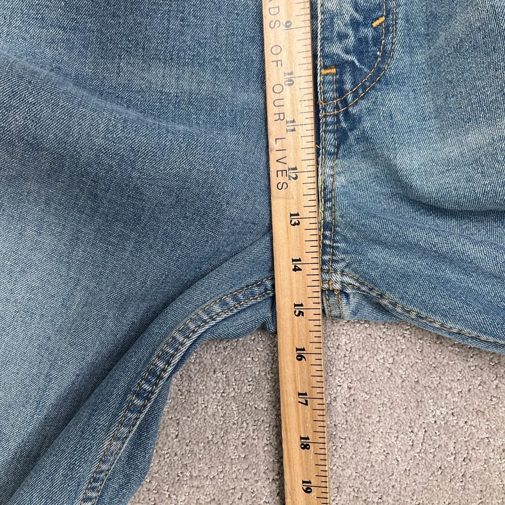 Levis 550 Jeans Mens 48W 27L Blue Relaxed Fit Stretch Denim‎ Striaght Leg High
